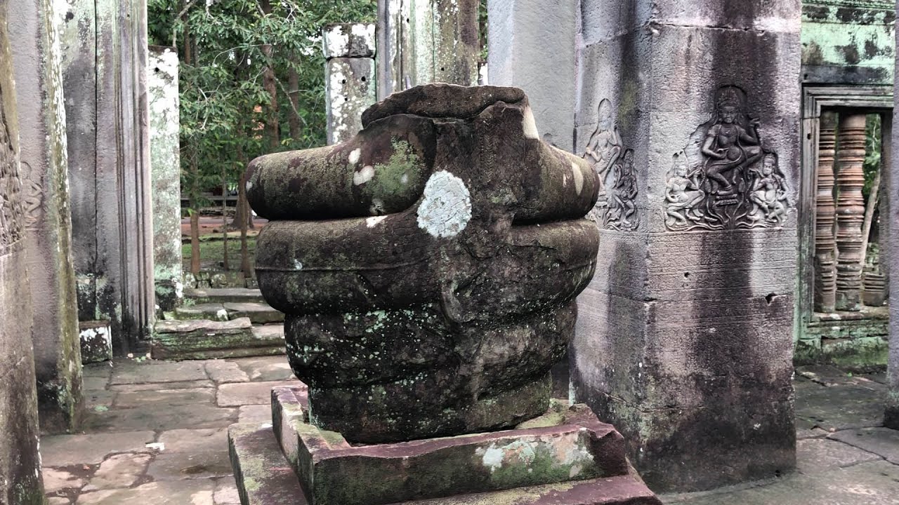 The Fragile Buddha Statue Under The Heavy Battle Field In Pol Pot Regime
