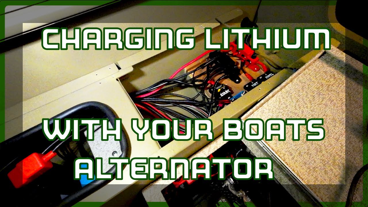 The Most Effective Way to Charge Lithium Batteries Using Your Boats Alternator | 12V to 24V System