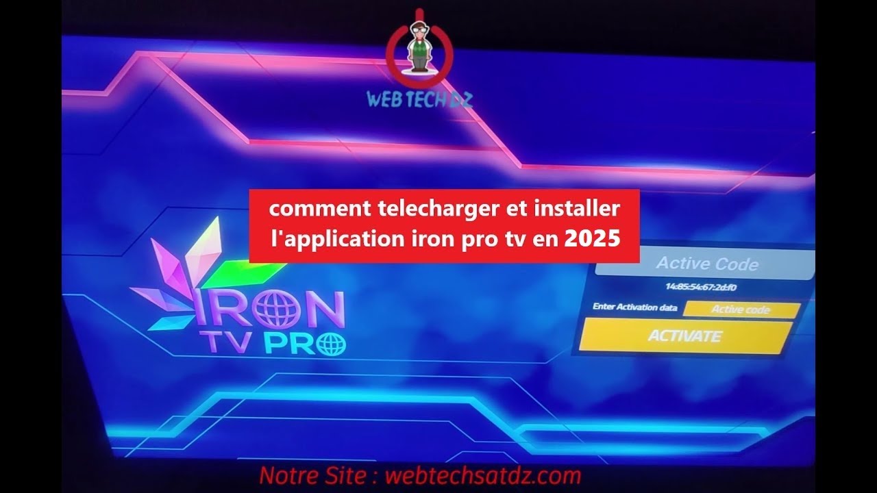 comment installer l'application iron pro tv en 2025 sur smart TV et boîtier Android