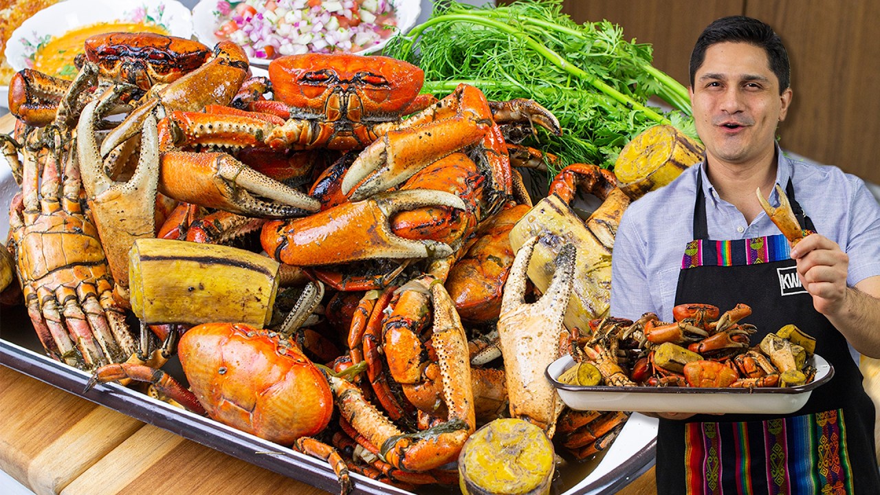 CANGREJOS CRIOLLOS 🇪🇨    La receta de la Cangrejada Ecuatoriana | KWA