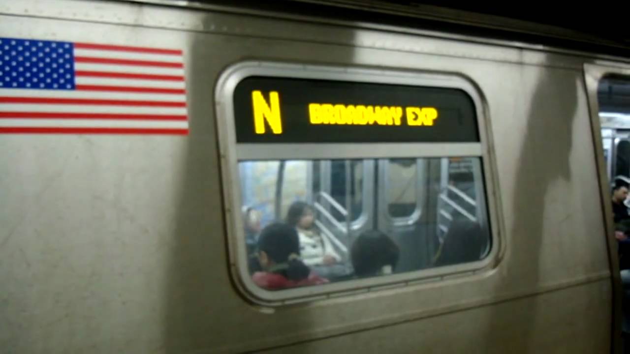 MTA New York City Subway : Coney Island Bound R160B Siemens N Train @ Canal Street