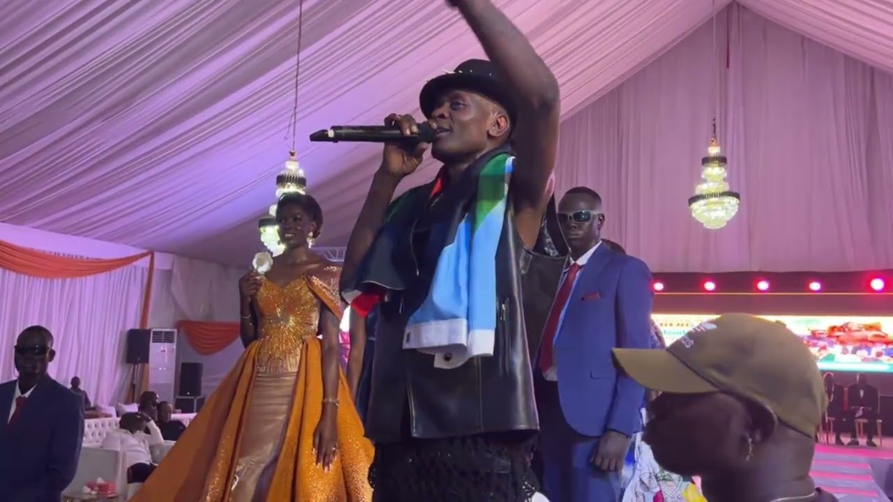 Jose Chameleon performing in Juba 