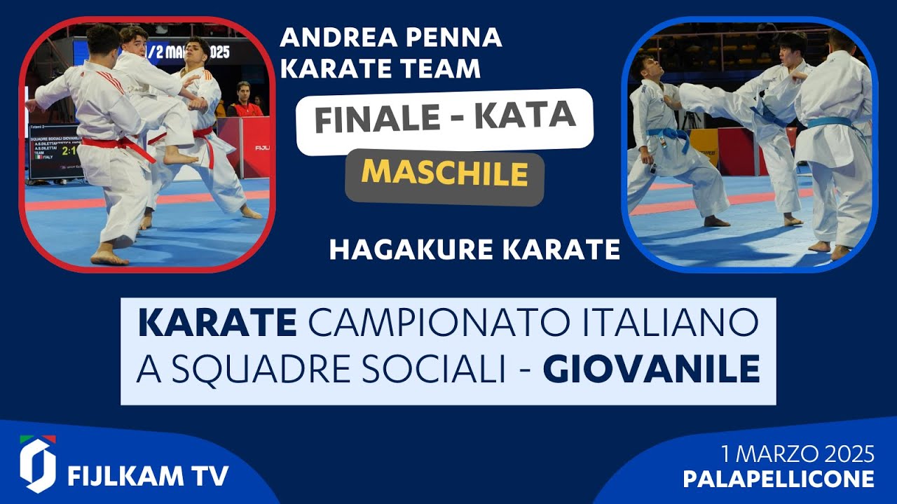 🥋 Karate #kata squadre giovanili 👉 Andrea Penna Karate Team vs Hagakure Karate 🔊 live sound 🔊