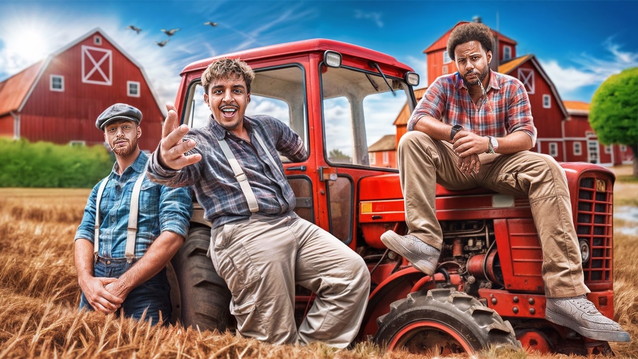 ON A TRAVAILLÉ 48 HEURES À LA FERME Avec BYILHAN et NICO