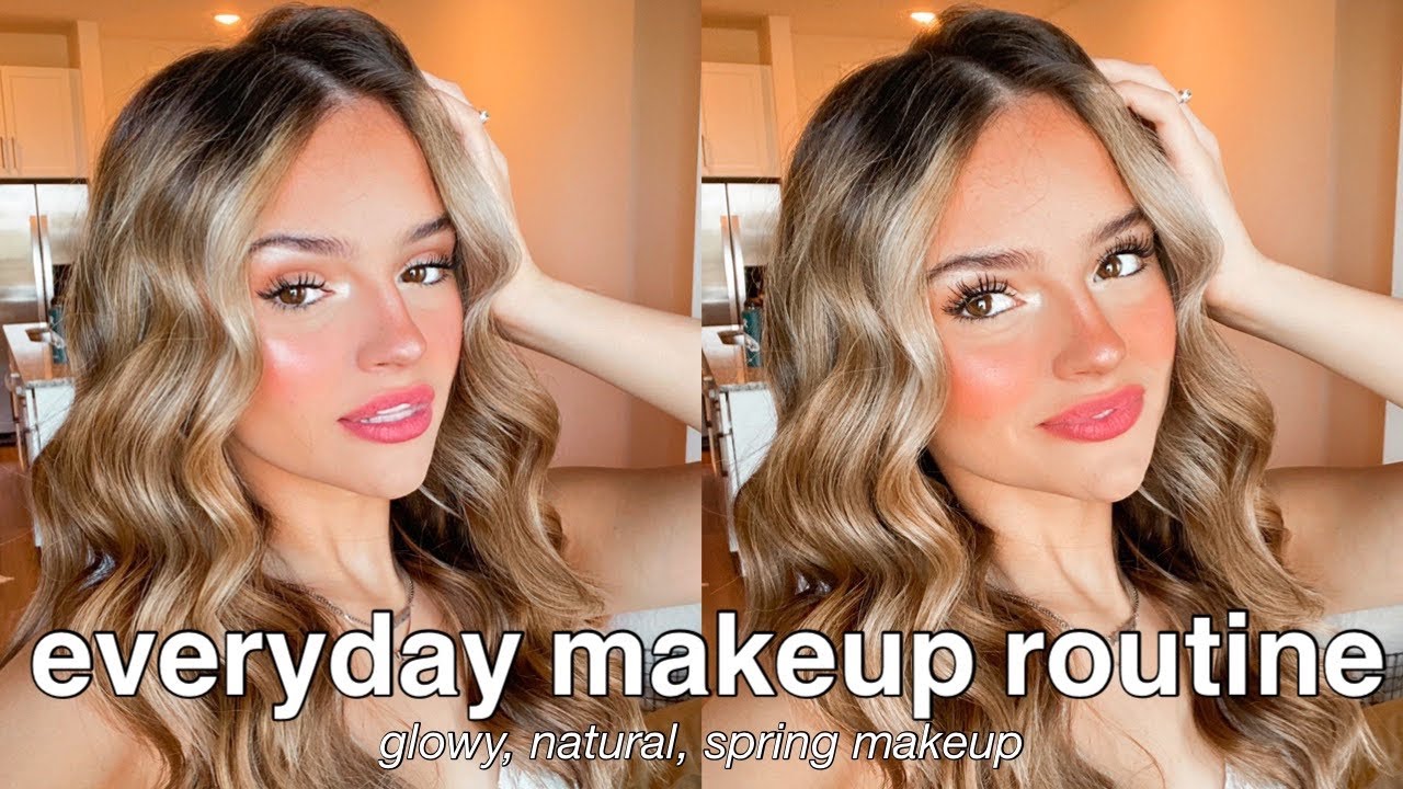 my *NEW* everyday makeup routine 2021! || glowy, natural, spring makeup