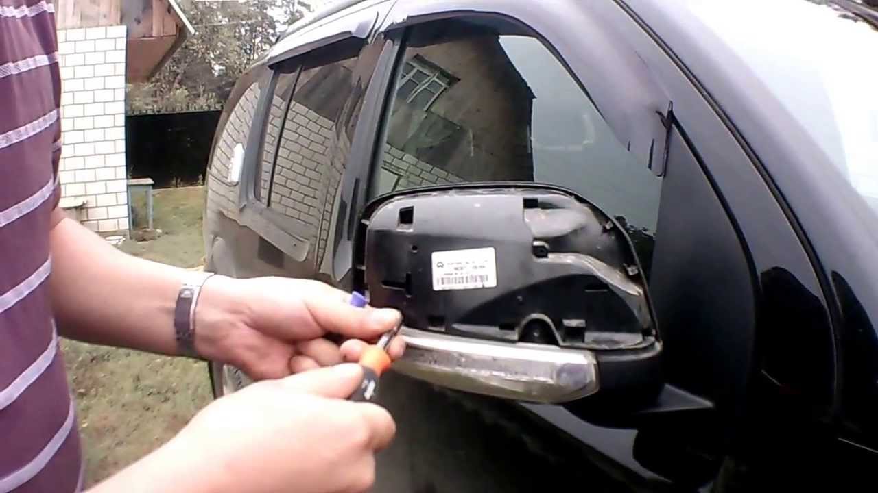 Снятие дублера поворота Nissan Pathfinder R51