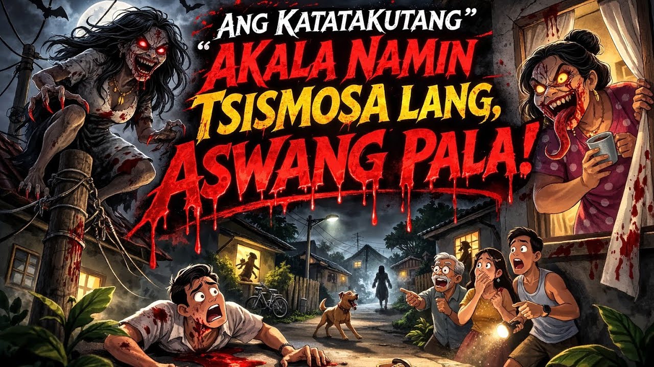 AKALA NAMIN TSISMOSA LANG, ASWANG PALA! | Ang Misteryo sa Kanto ng Barangay Tagong-Lihim