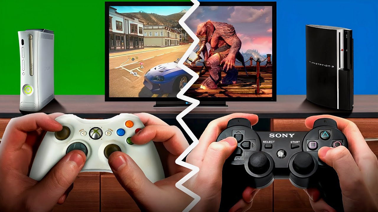 КАК БЫЛО РАНЬШЕ - XBOX 360 и PS3