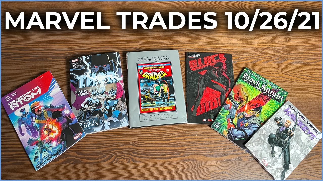 New Marvel Books 10/26/21 Overview |Marvel Masterworks: Tomb of Dracula Vol. 1| Thor by Aaron Vol. 4