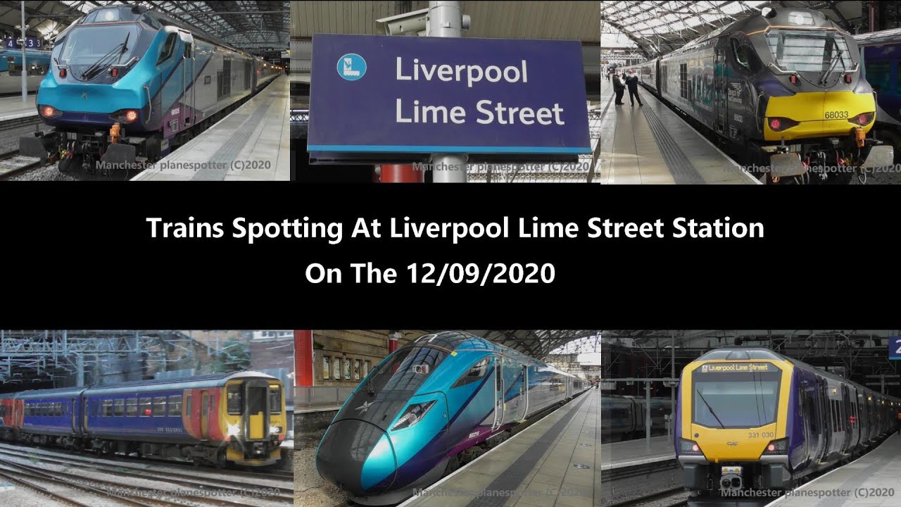 (HD) Train Spotting At Liverpool Lime Street Station On The 12/09/2020