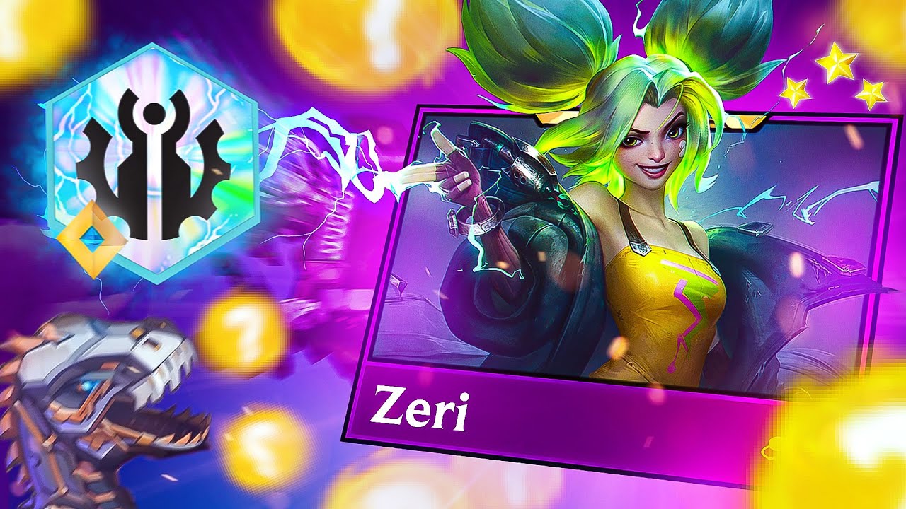 GODZILLA T-HEX EATS THE LOBBY! 6 Piltover Zeri 3 - New TFT Set 9 Gameplay