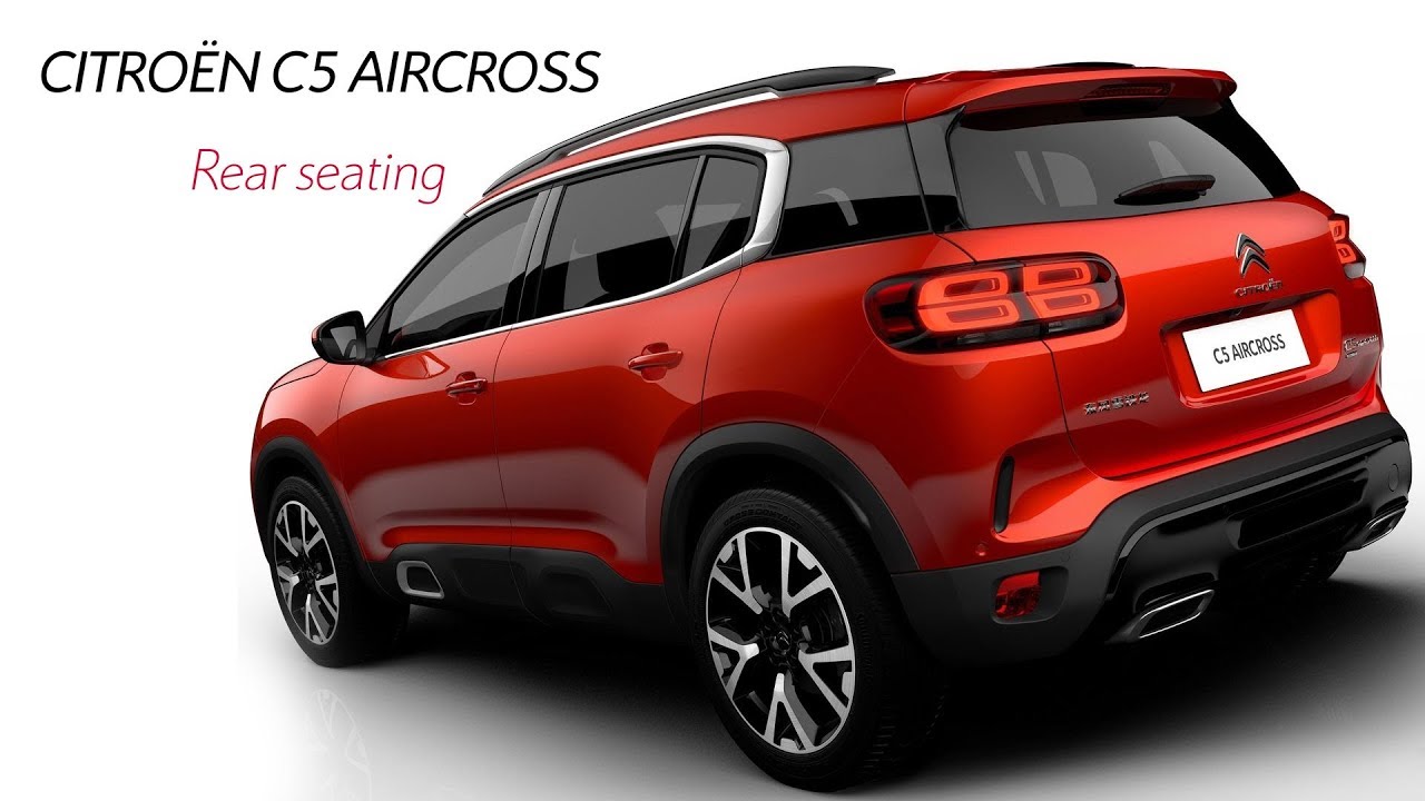 Citroen C5 Aircross rear seating