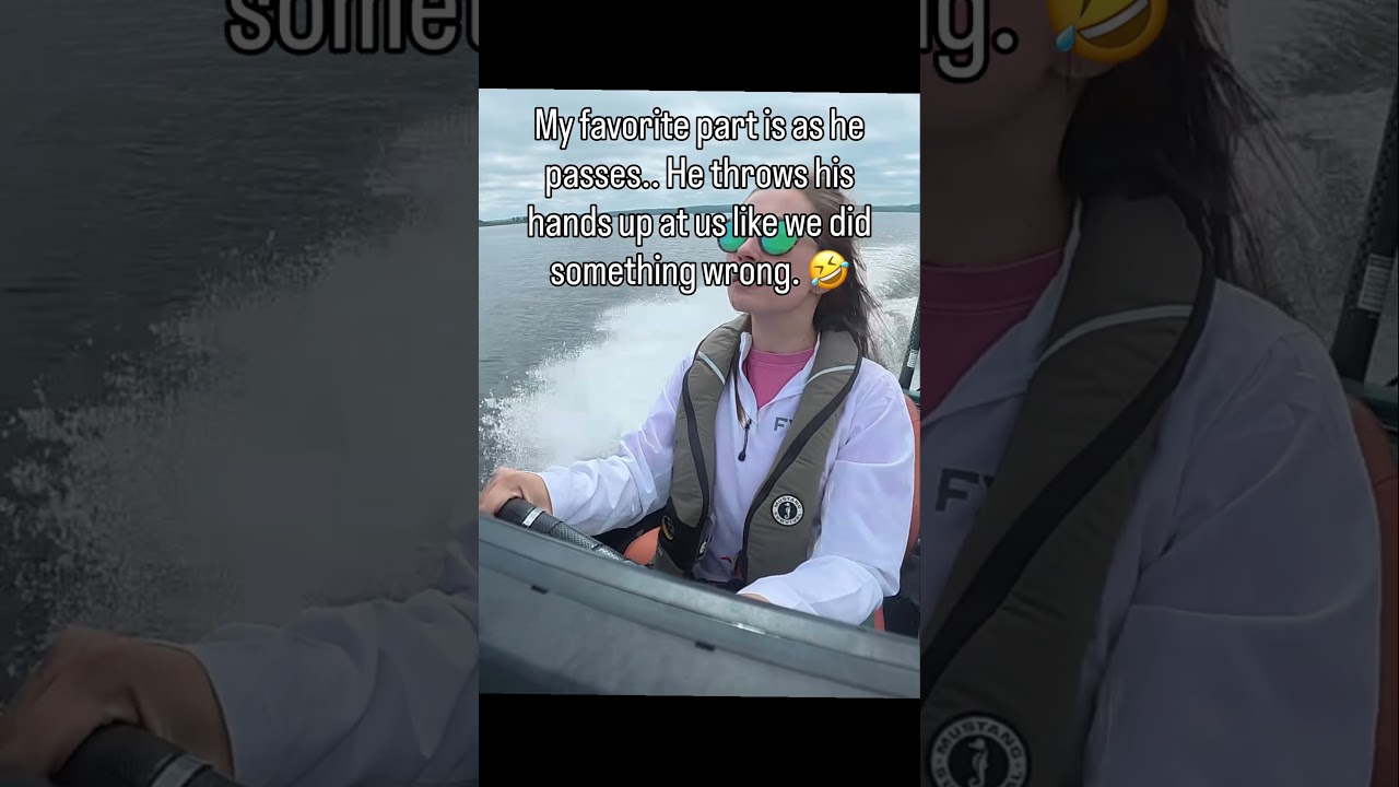 Best to just stop the boat in a situation like this #boat #boataccident #boating #bassboat #fishing