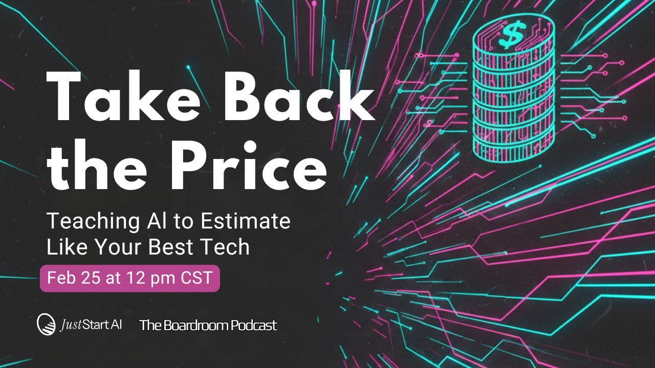 Take Back the Price: Teaching AI to Estimate Like Your Best Tech