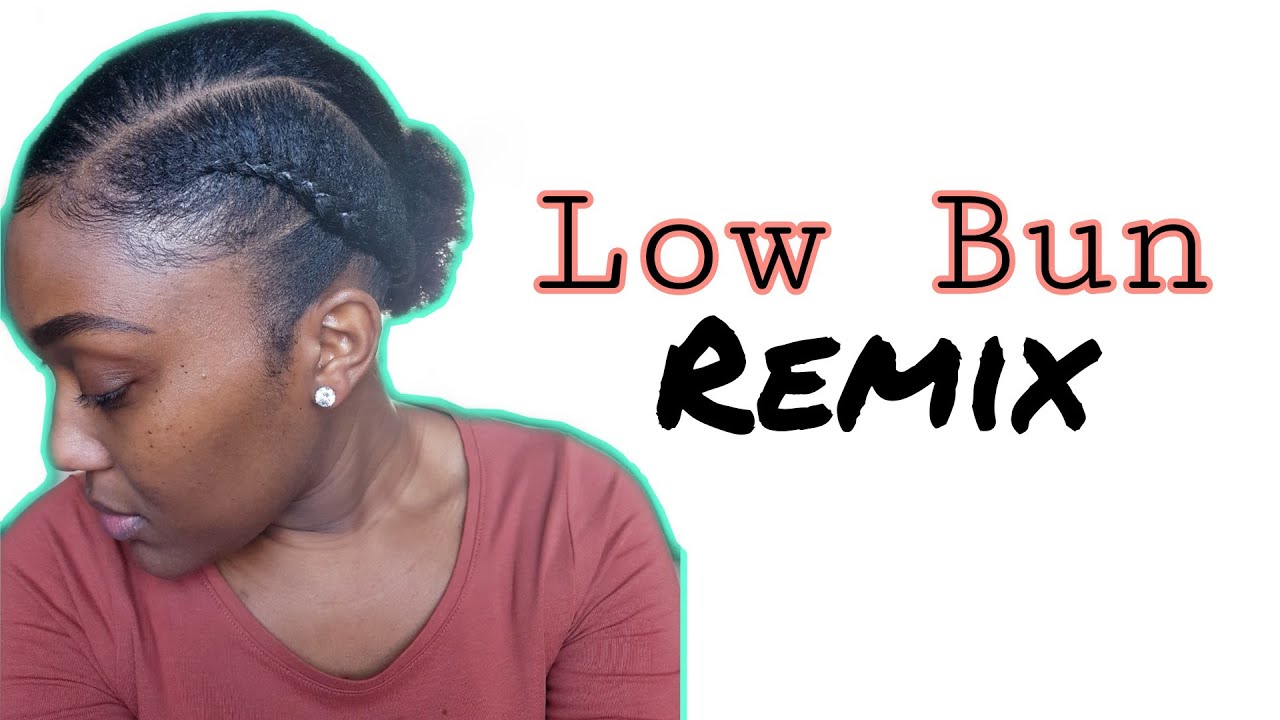 Lage Knot Met Een Twist - Kroeshaar Protective Style