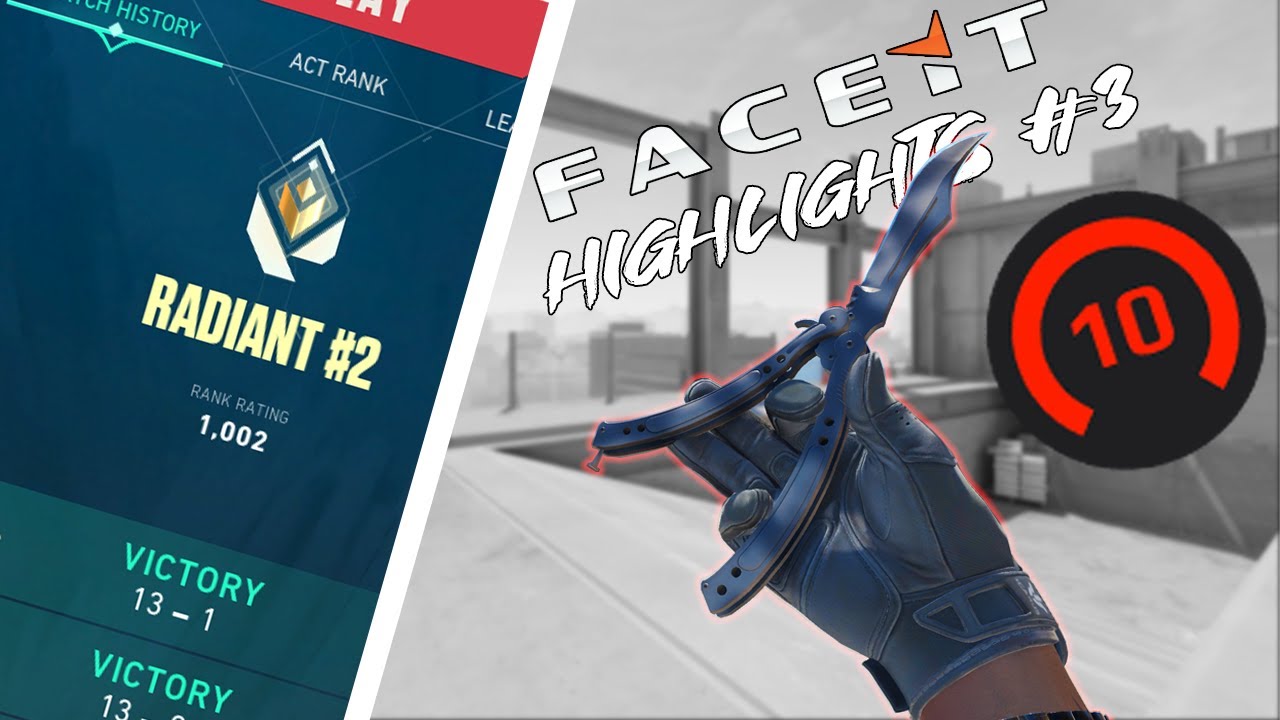 Rank 2 Radiant's CS2 FACEIT LVL10 Highlights