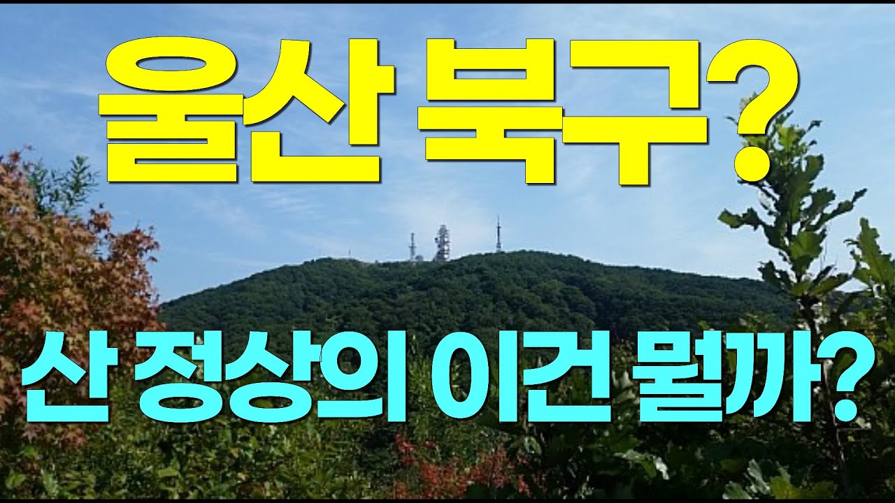 울산 대부분 지역에서 볼 수 있는 여기 산 정상의 이건 뭘까요??
