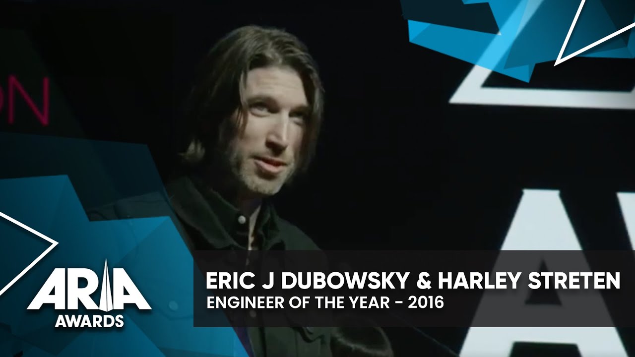 Eric J Dubowsky & Harley Streten win Engineer Of The Year | 2016 ARIA Awards