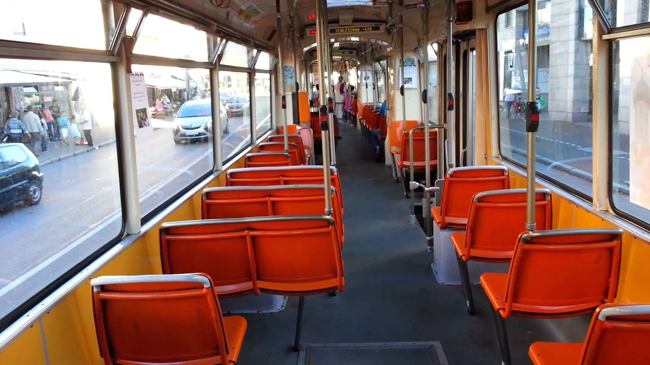 GT8 mitfahrt in Augsburg