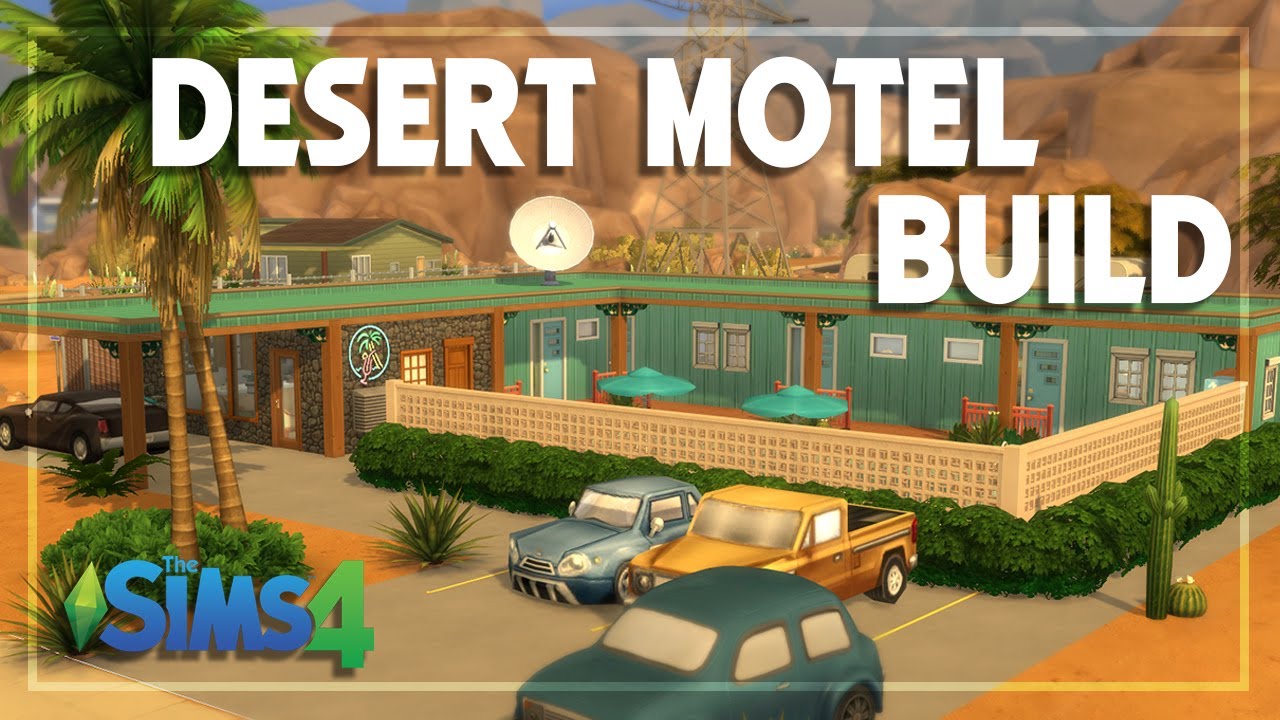 Building a motel | The Sims 4 Speedbuild