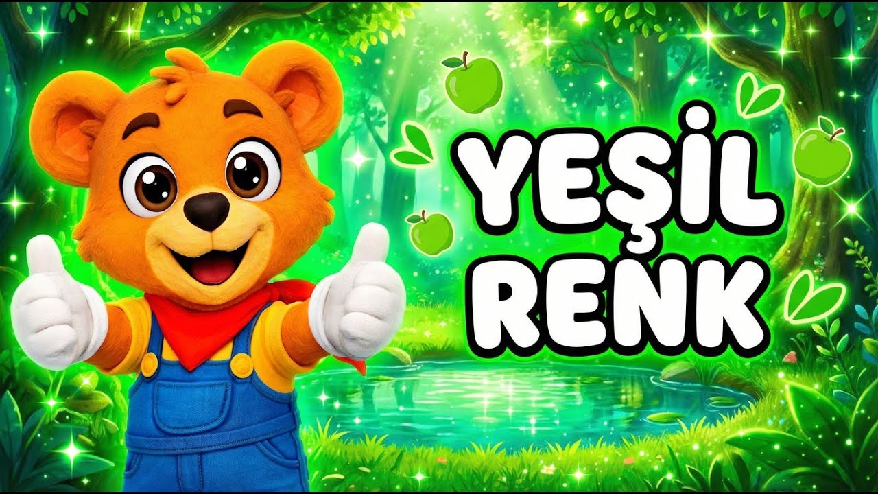 Yeşil Rengi Öğreniyoruz 🍏 | Eğitici Çizgi Film | Learning Green Color | Koko ile Renkleri Öğrenelim