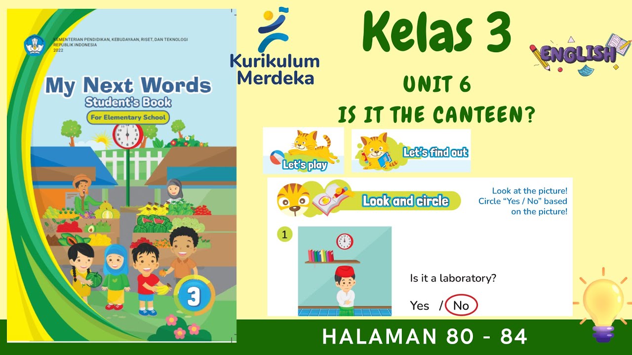 Kurikulum Merdeka Kelas 3 B Inggris Unit 6 | Look And Circle | Halaman 80 - 84
