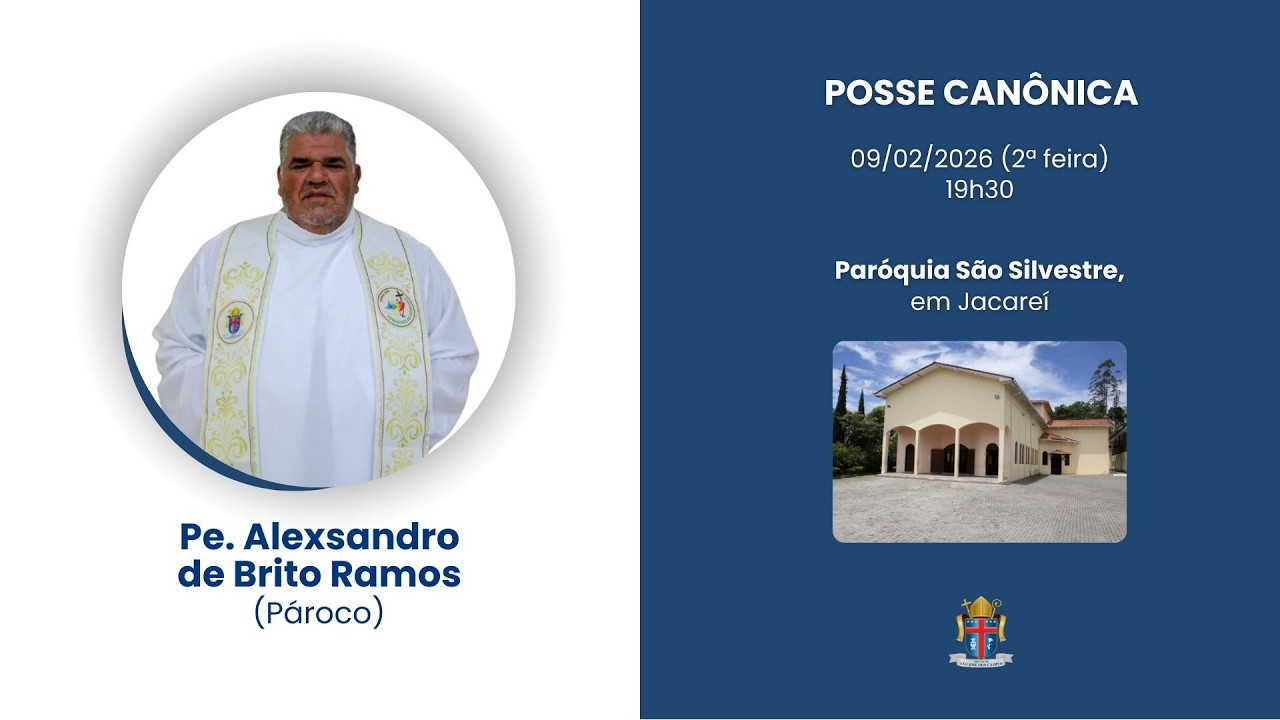 MISSA DE POSSE CANÔNICA - PE. ALEXSANDRO | PARÓQUIA SÃO SILVESTRE - JACAREÍ