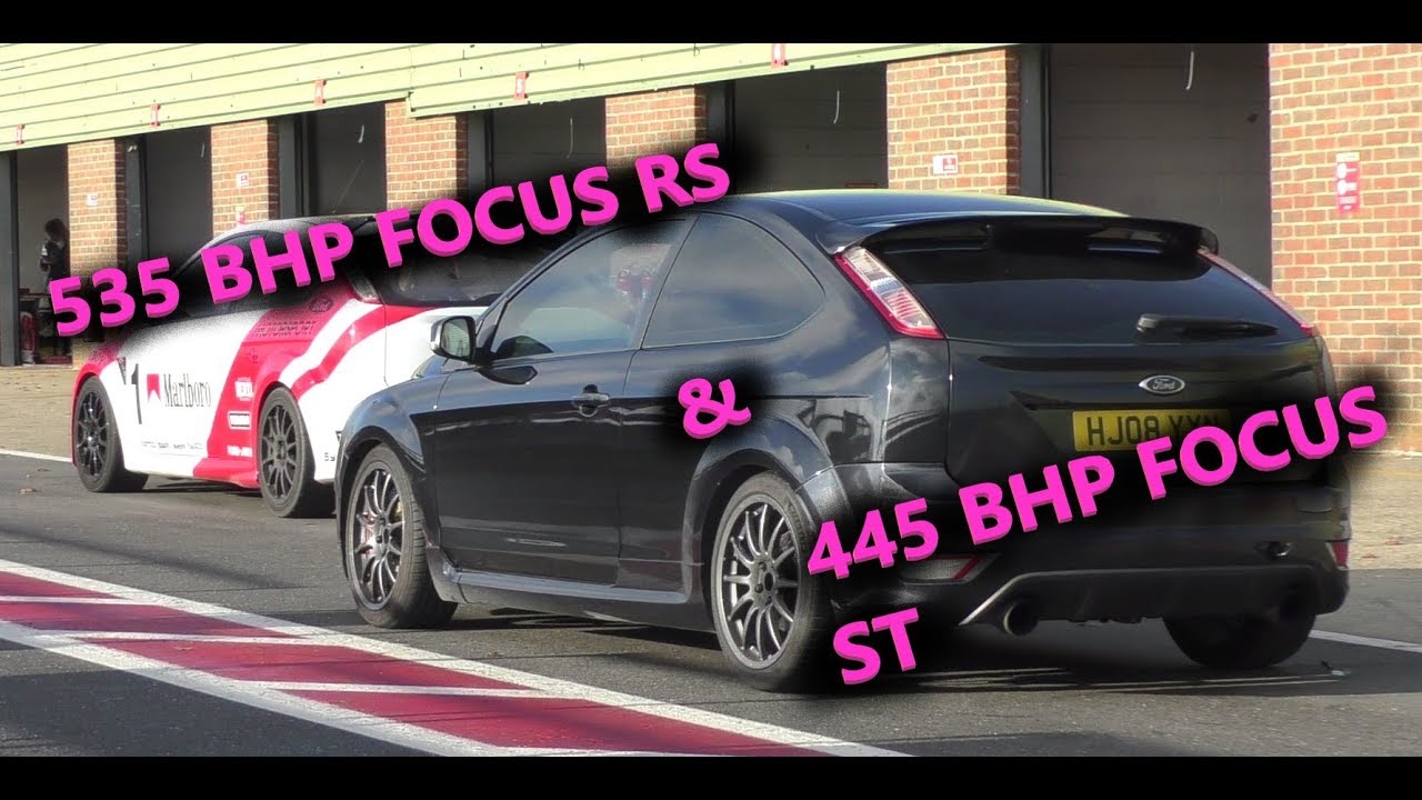 535 BHP Focus RS AND 445 BHP Focus ST at Snetterton