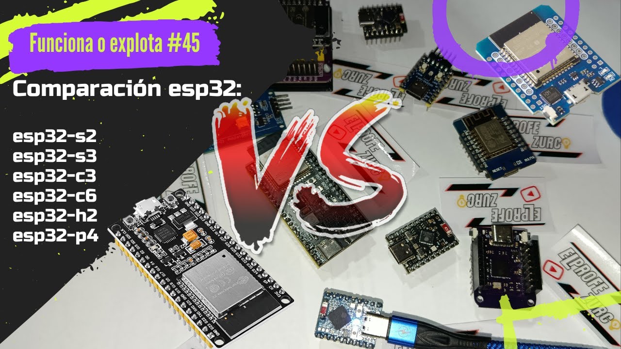 ⚡ ESP32 comparaci&oacute;n con esp32-s2 esp32-s3 esp32-c3 esp32-c6 esp32-h2 esp32-p4 con el IDE de Arduino