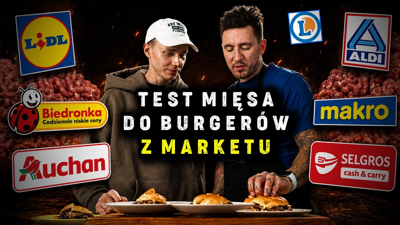 WIELKI TEST MARKETOWEGO MIĘSA DO BURGER&Oacute;W LUB SMASHY - Foxx Gotuje