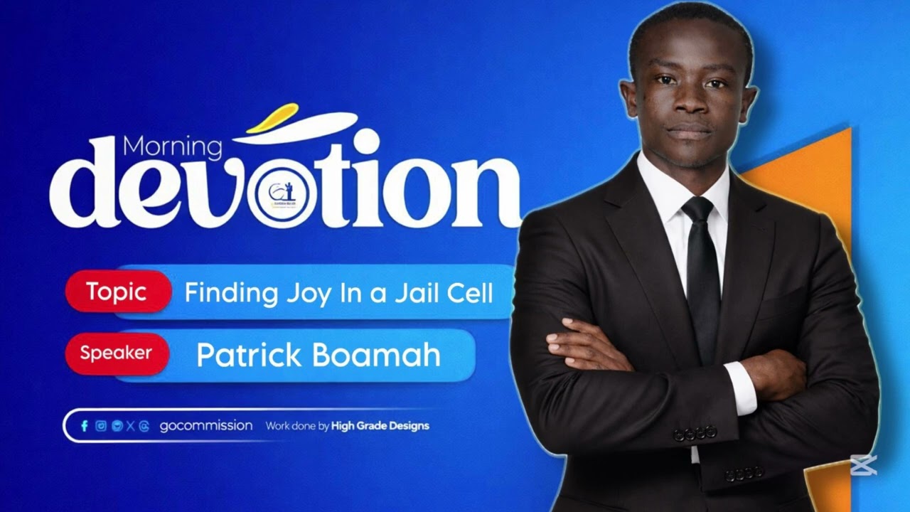 FINDING JOY IN A JAIL CELL - Patrick Boamah (04/03/2026)