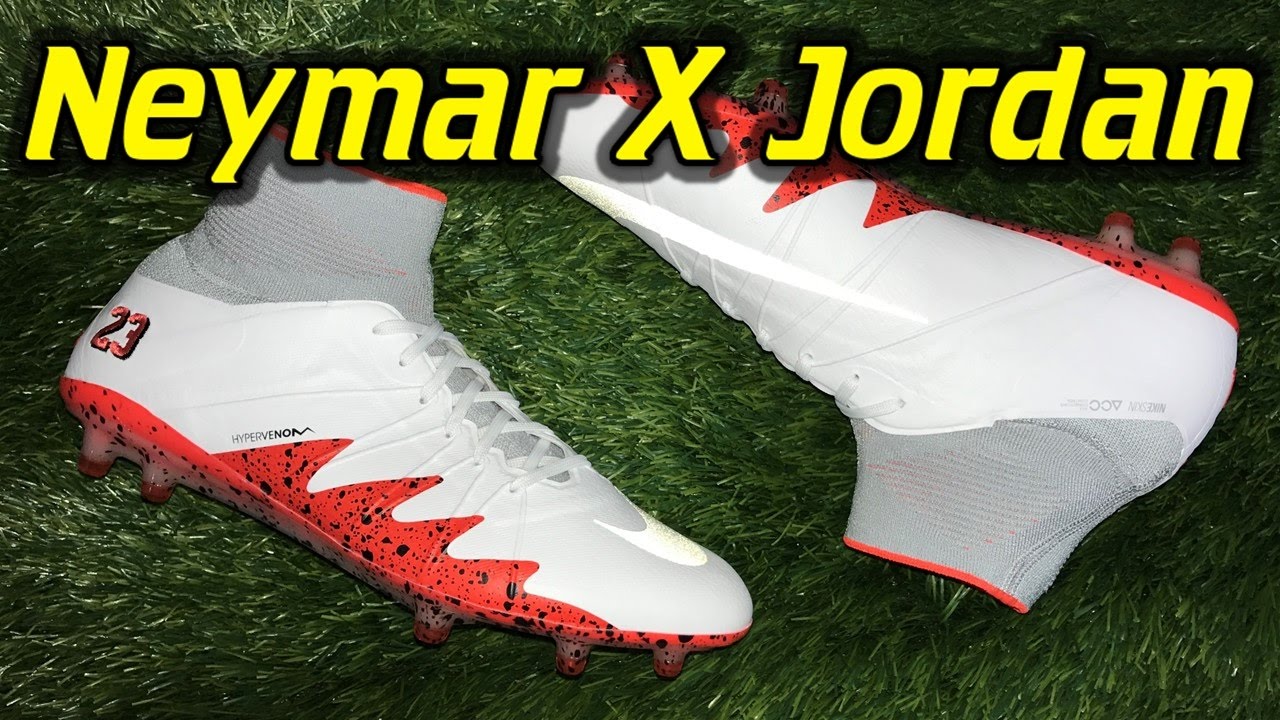 Neymar X Jordan Nike Hypervenom Phantom 2 (White/Black/Light Crimson) - Review + On Feet
