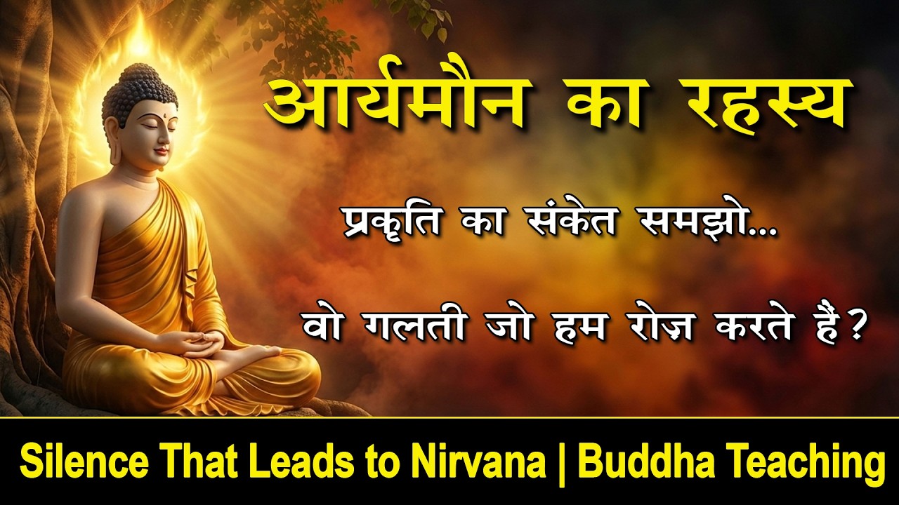 बुद्ध का आर्यमौन | हर दिन हजारों शब्द बर्बाद कर रहे हो? | #संप्रज्ञान #buddha #dhamma