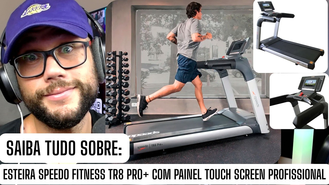 A ESTEIRA DO FUTURO! Speedo TR8 Pro+ com Touch Screen em Oferta