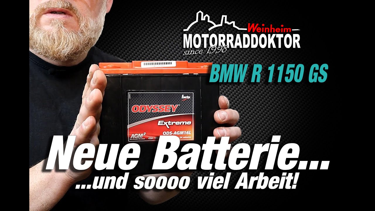Eine Odyssee! Die HAWKER Odyssey ODS AGM PC680 Starterbatterie BMW R 1150 GS | #motorraddoktor