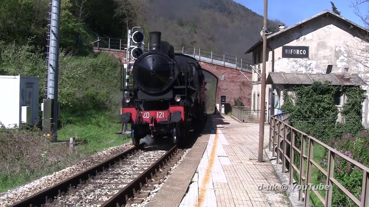 RTC Steam Train climbing the Faentina @ Biforco - il CacciaVapore teaser 2