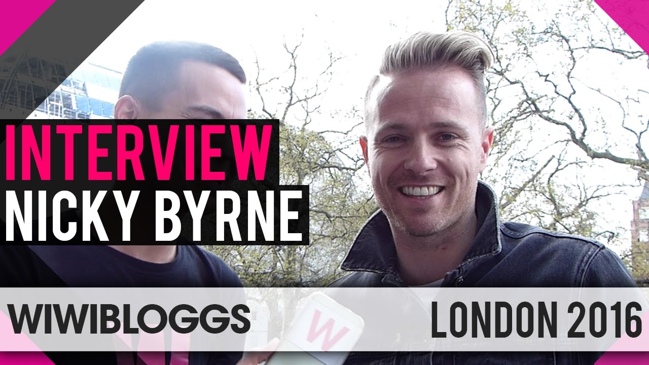 Nicky Byrne Ireland 2016 at London Eurovision Party - Interview | wiwibloggs