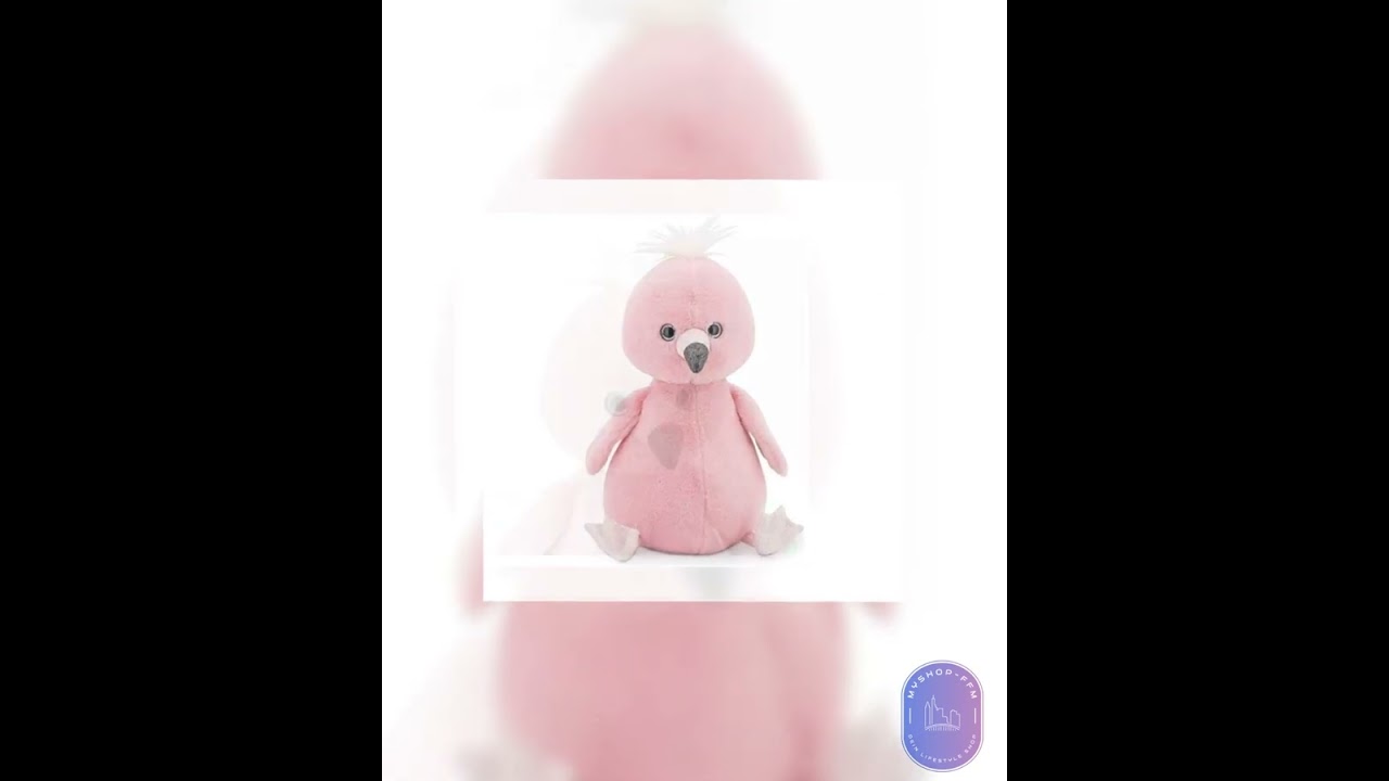 Plüsch und Stofftier "FLUFFY DER ROSA FLAMINGO" 22 cm