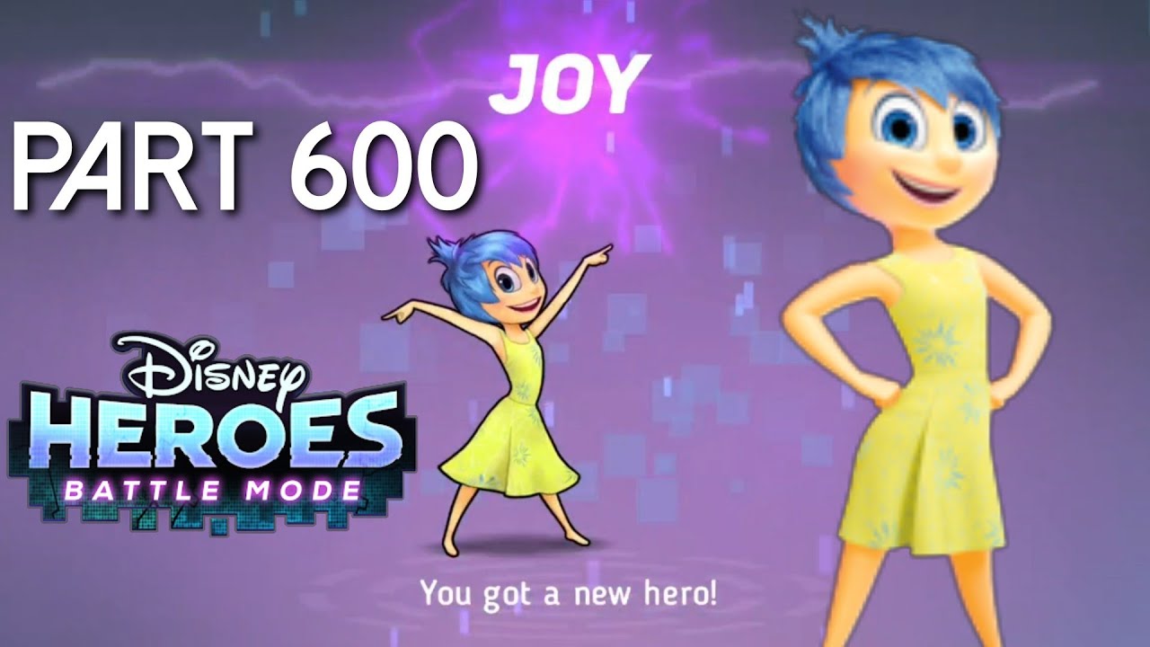 Disney Heroes Battle Mode JOY UNLOCKED PART 600 Gameplay Walkthrough - iOS / Android