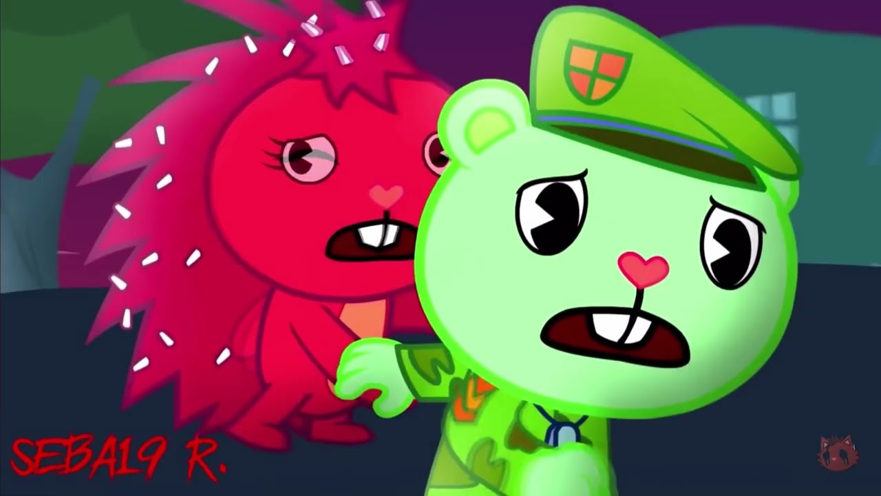 Filppy  and flaky - carnival of rust l happy tree friends