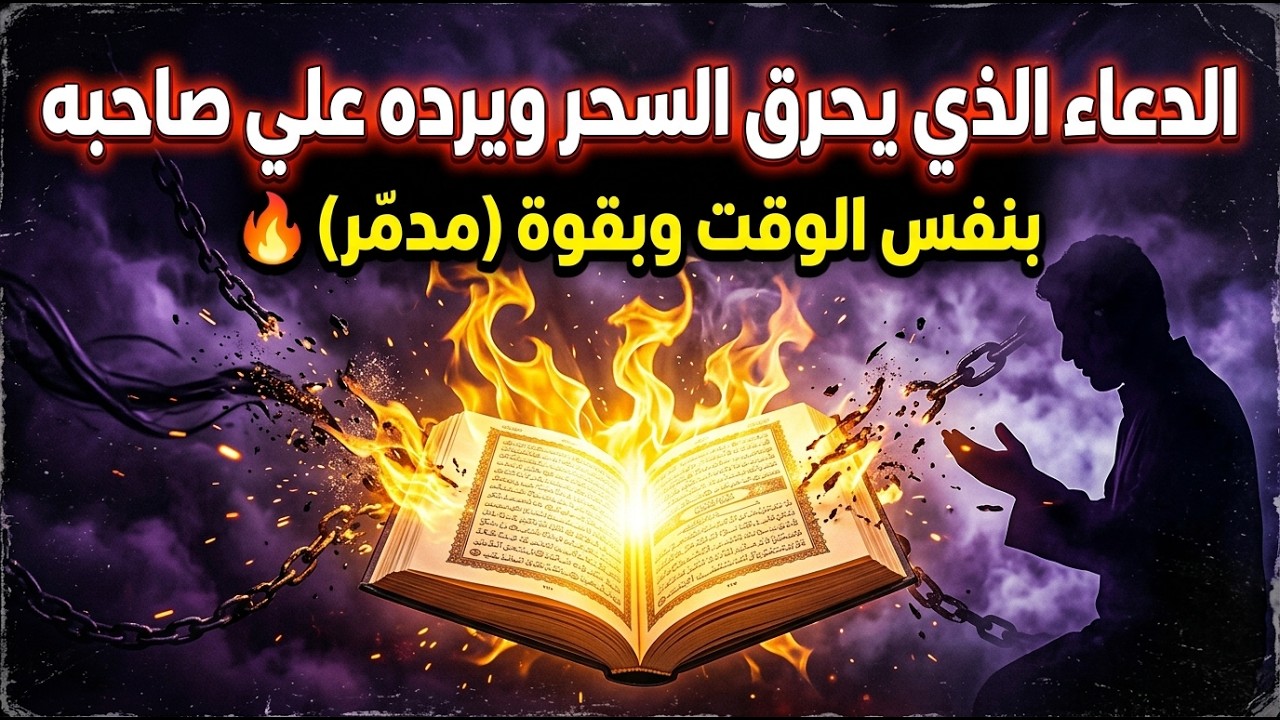 الدعاء الذي يحرق السحر ويرده علي صاحبه بنفس الوقت وبقوة