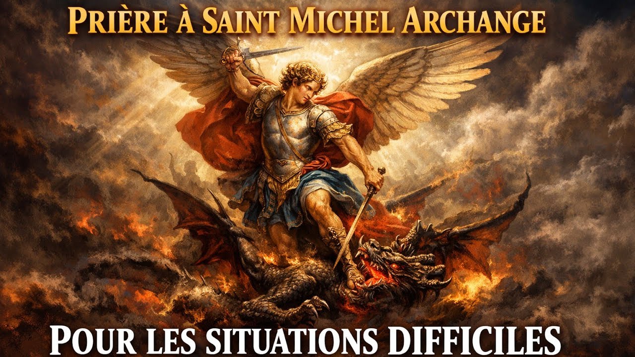 ✨️ PRIÈRE à SAINT MICHEL ARCHANGE pour DÉBLOQUER les SITUATIONS DIFFICILES ✨️