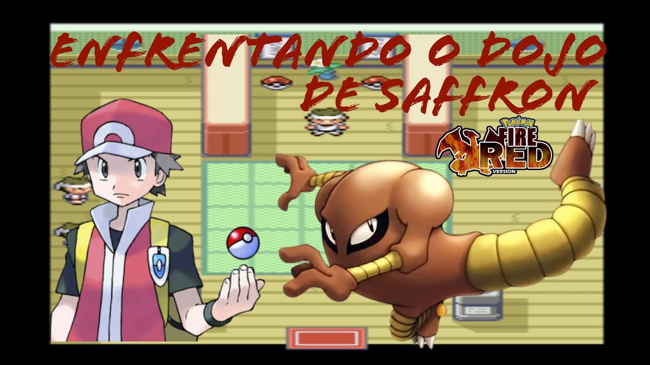 Pok&eacute;mon FireRed - Enfrentando o Dojo de Saffron (Gameplay) #18