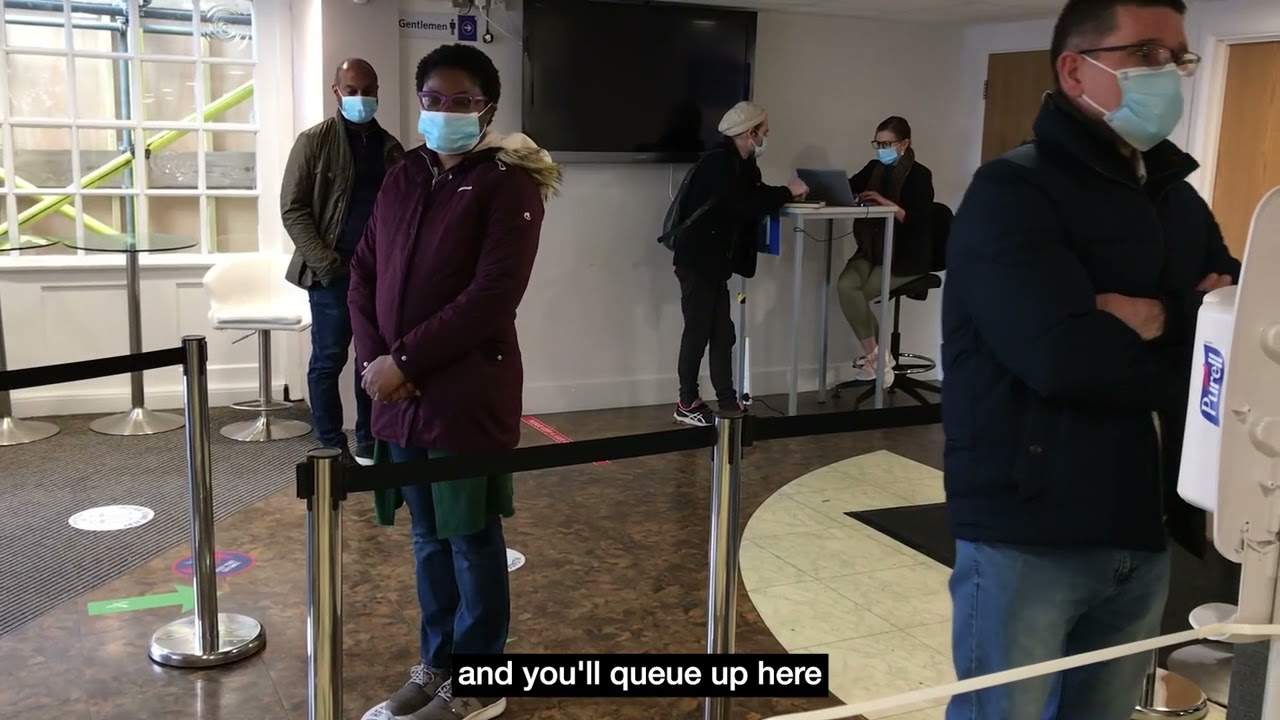 Crystal Palace Vaccination Centre Walk Through