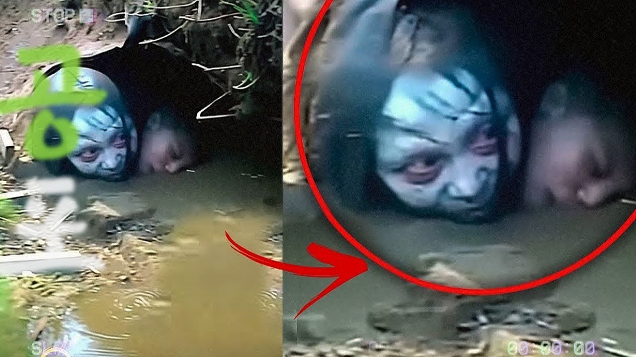 인터넷에 떠도는 무서운 영상 73 - 귀신 - 카메라에 포착된 물귀신