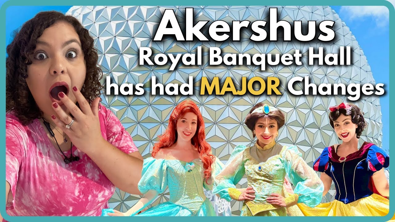 Akershus Royal Banquet Hall has CHANGED in 2023 (Epcot Princess Character Dining) Walt Disney World
