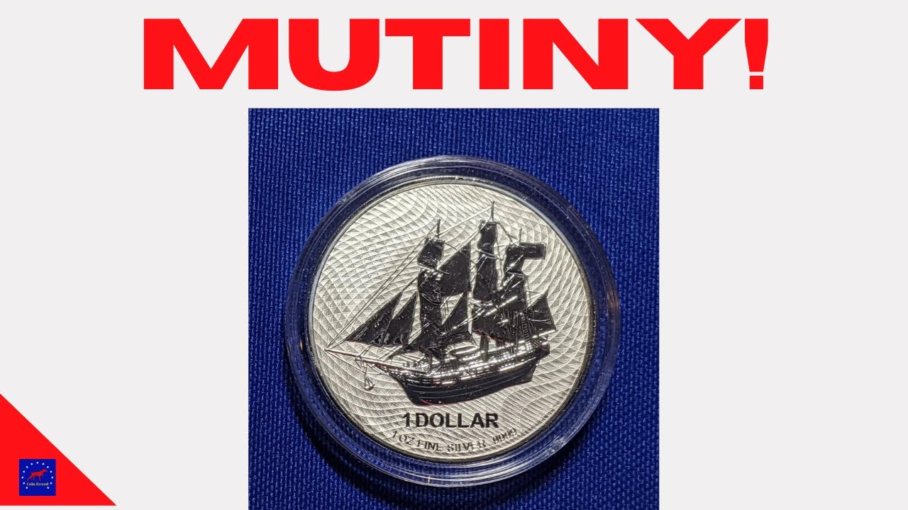 2020 HMS Bounty Silver Dollar -- Cook Islands