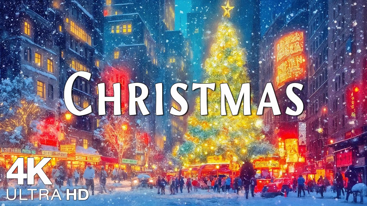 Christmas Atmosphere in the World&rsquo;s Most Beautiful Cities | Festive Lights in 4K🎄✨