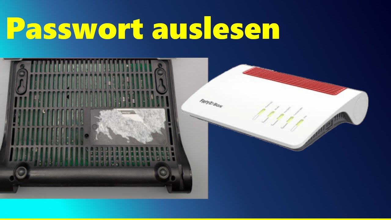 FritzBox ohne Aufkleber? So liest du das Original-Passwort direkt aus der Box aus! 🔒📶