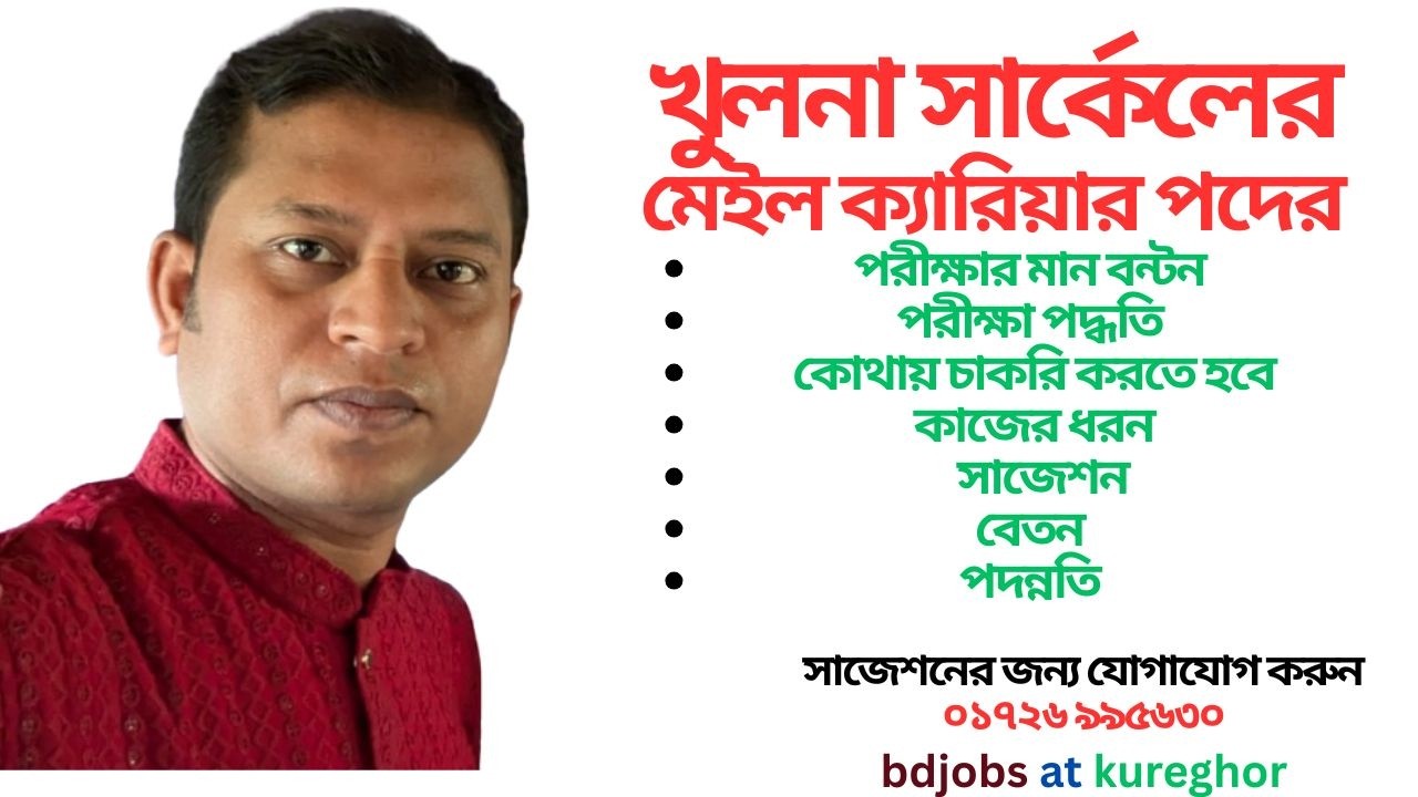 খুলনা সার্কেলের মেইল ক্যারিয়ার পদের আদ্যপান্ত #মেইলক্যারিয়ার #খুলনাসার্কেল #পোস্টঅফিস #সাজেশন